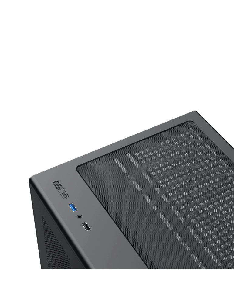 Кутия за компютър Xigmatek Aqua Compact Air, Middle Tower ATX, 4 ARGB Вентилатора, Tempered Glass - EN48265 - 5