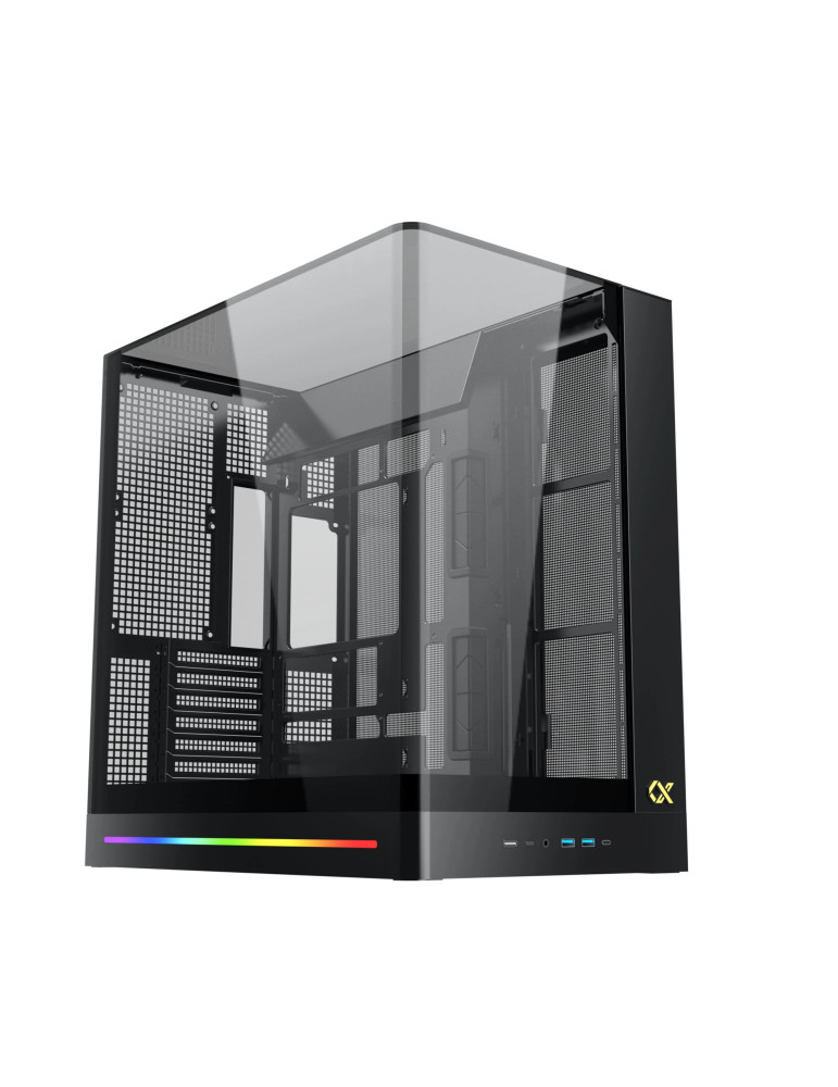Кутия за компютър Xigmatek PANO II, Middle Tower, E-ATX, 8x ARGB вентилатора, Темперирано стъкло - EN48418 - 9