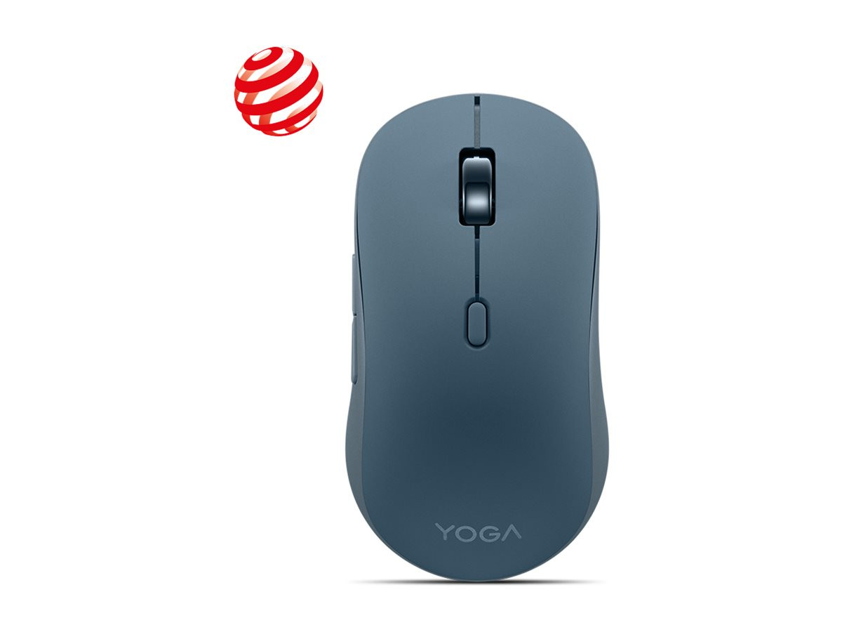 Bluetooth мишка Lenovo Yoga, Bluetooth 5.3, 4000 DPI, 8 бутона, тихо кликане, Tidal Teal - GY51S61916 - 5