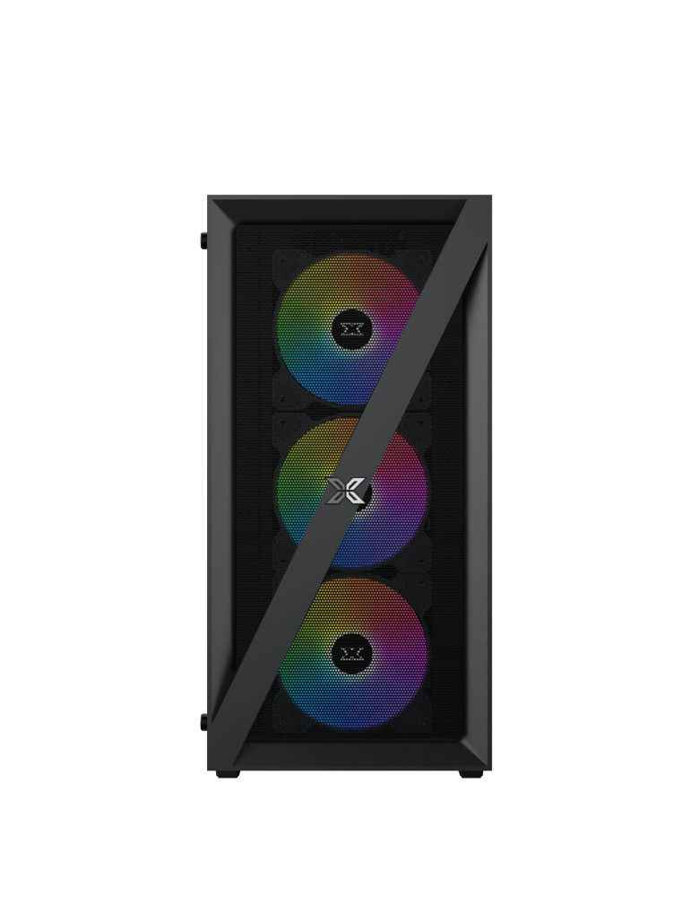 Кутия за компютър Xigmatek Blade, Middle Tower ATX, 4 RGB вентилатора, Tempered Glass - EN40887 - 4