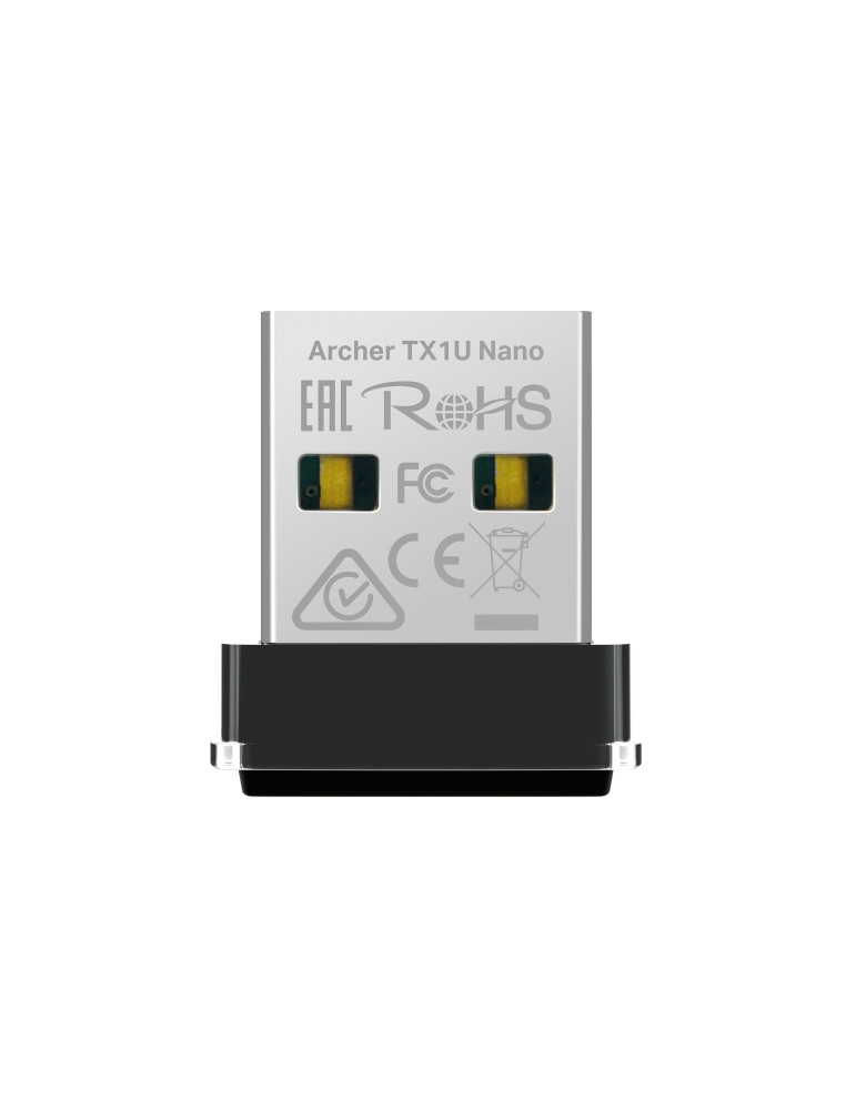 Безжичен USB адаптер TP-Link Archer TX1U Nano, Wi-Fi 6 AX300 - 1