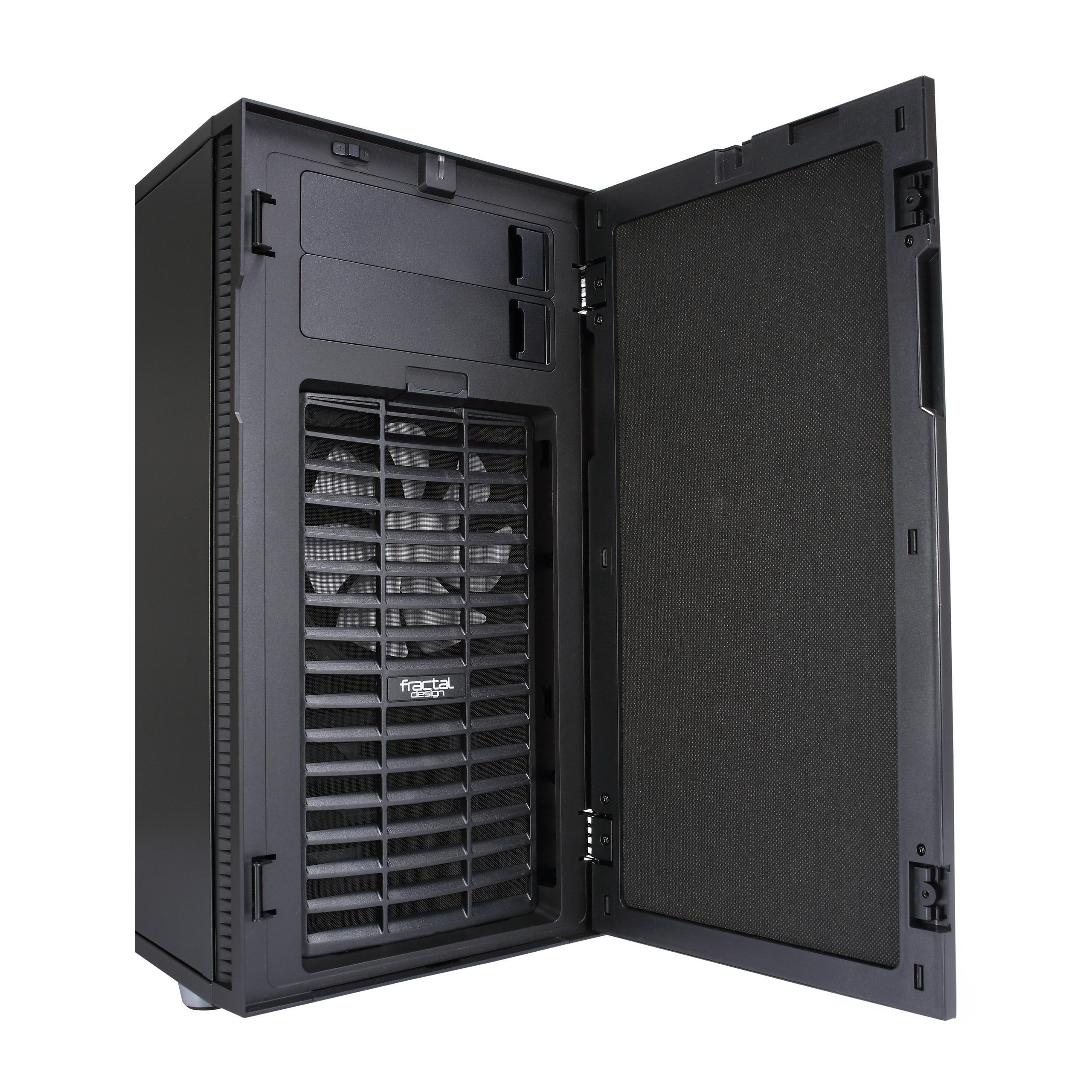Кутия за компютър Fractal Design Define R5, черен - FD-CA-DEF-R5-BK - 3