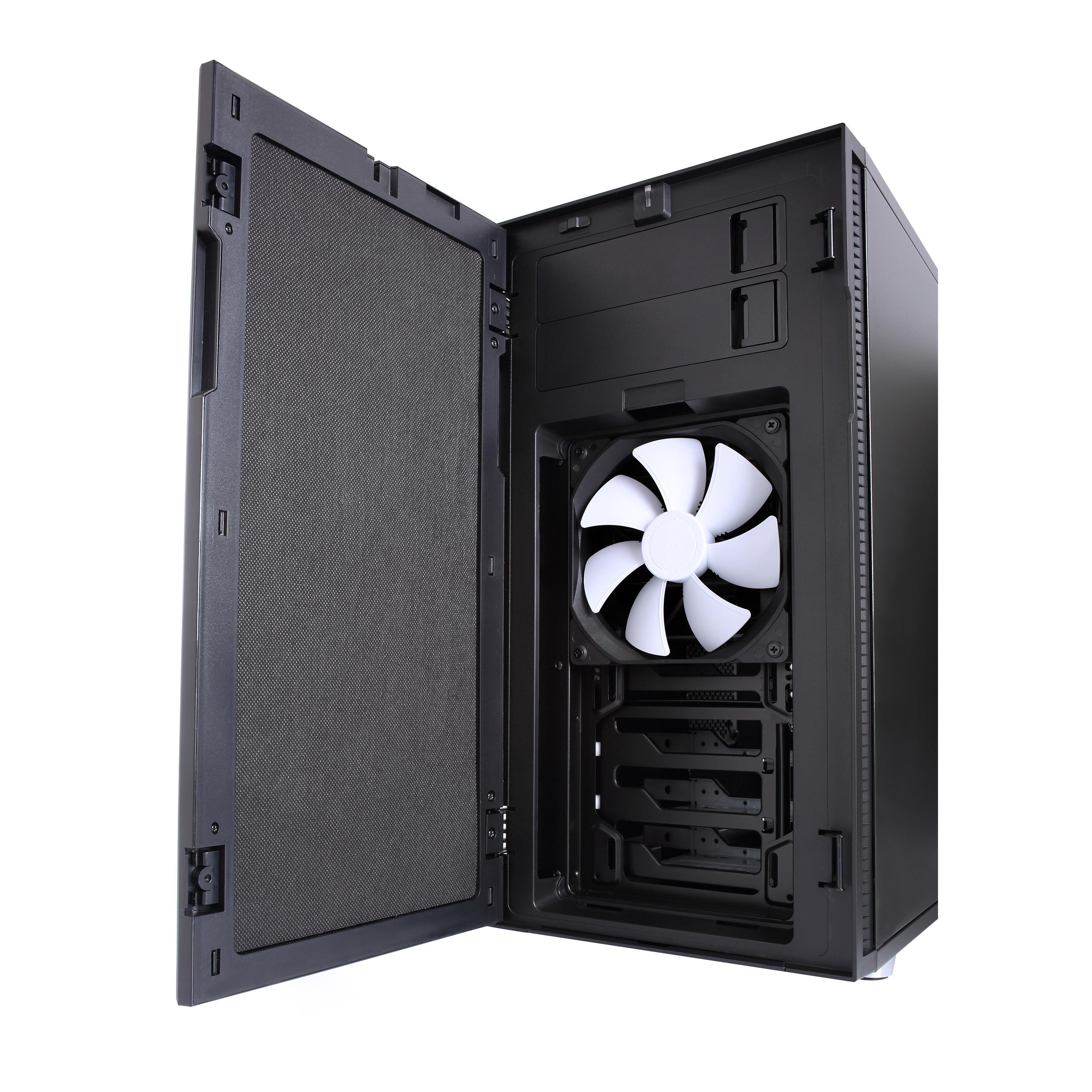 Кутия за компютър Fractal Design Define R5, черен - FD-CA-DEF-R5-BK - 4