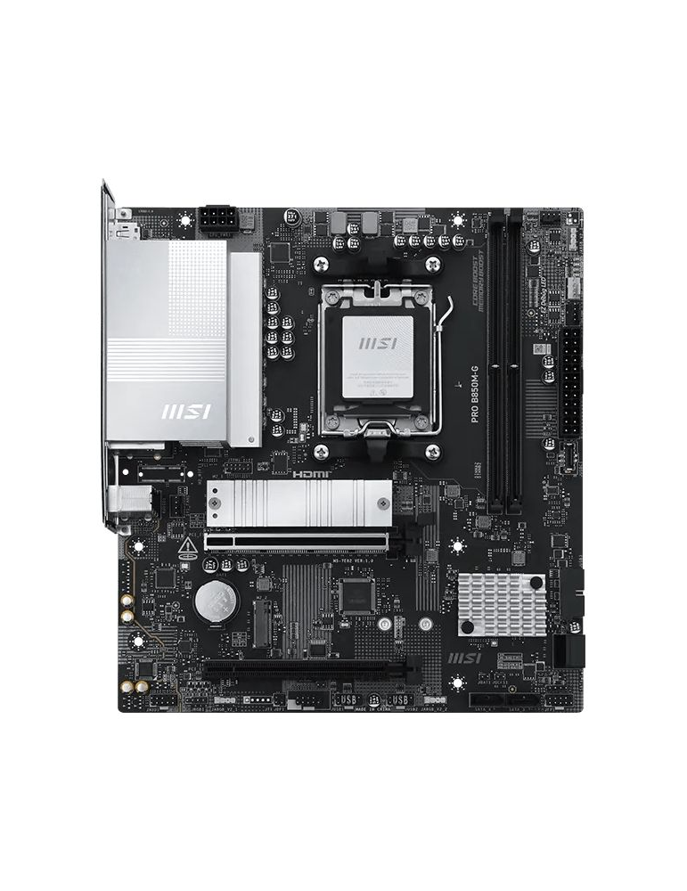 Дънна платка MSI PRO B850M-G, DDR5 8200MHz, 2x M.2, 5G LAN - 911-7E82-001 - 2