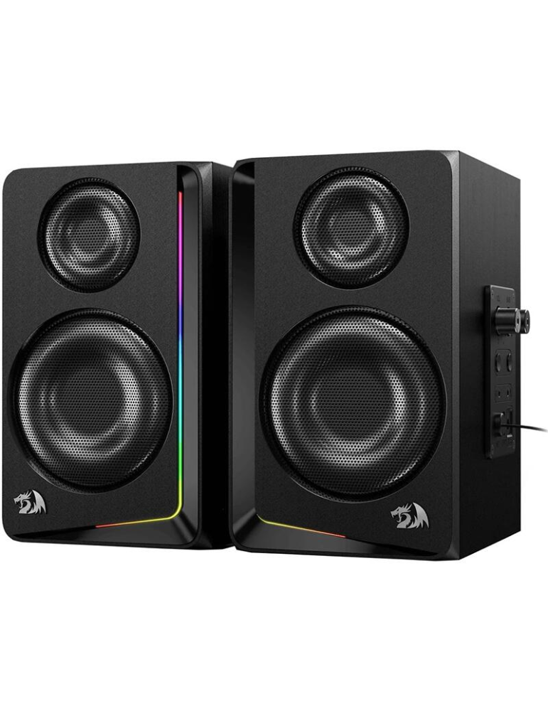 Безжични RGB тонколонки Redragon GS812 Andante, 2x5W RMS, Bluetooth 5.0, Черни - 2