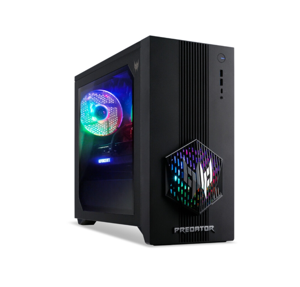 Геймърски компютър Acer Predator PO3-665, Intel Core Ultra 5 225F, RTX 5070 12GB, 32GB DDR5 5600MHz, 1TB SSD, No OS - DG.E4TEX.008 - 1