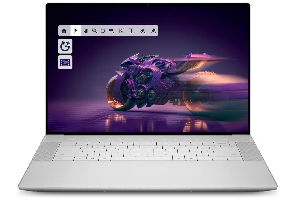 Лаптоп Dell 16 Premium DA16250, 16.3" 4K OLED Touch 120Hz, Intel Core Ultra 9 285H, NVIDIA RTX 5060 8GB, 32GB LPDDR5X, 1TB SSD, Windows 11 Pro - DA16250_ARLH_008_EN - 1