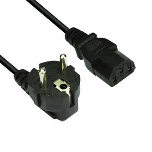 Захранващ кабел Makki, Schuko (Type F) към IEC 60320 C13, 1.0m, 3x1.0mm² - MAKKI-CE021-1.8m-1.0mm - 1