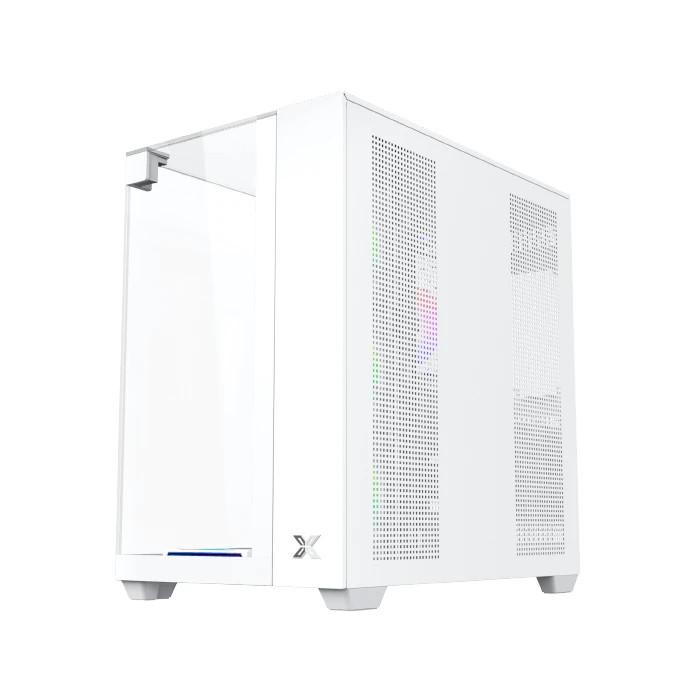 Кутия за компютър Xigmatek Aqua V Arctic H23A, Middle Tower ATX, 7 ARGB Вентилатора, Tempered Glass - EN49088 - 4