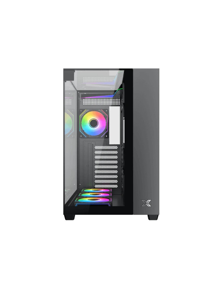 Кутия за компютър Xigmatek Aqua V H23A, Middle Tower ATX, 7 ARGB вентилатори, Tempered Glass - EN49071 - 3