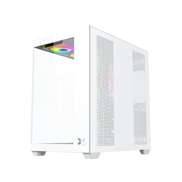 Кутия за компютър Xigmatek Aqua V Air Arctic H23A, Middle Tower ATX, 7x ARGB вентилатори, Tempered Glass - EN48777 - 4