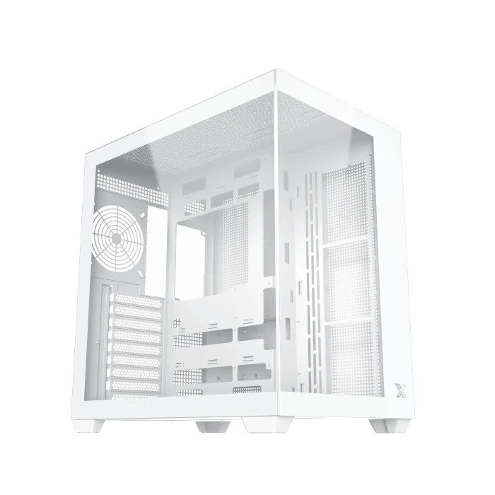 Кутия за компютър Xigmatek Aqua V Air Arctic H23A, Middle Tower ATX, 7x ARGB вентилатори, Tempered Glass - EN48777 - 7
