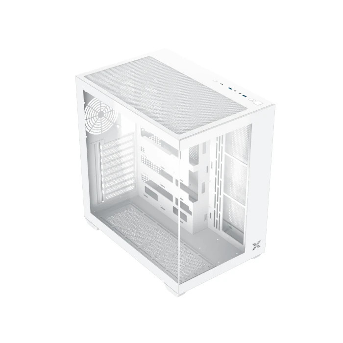 Кутия за компютър Xigmatek Aqua V Air Arctic H23A, Middle Tower ATX, 7x ARGB вентилатори, Tempered Glass - EN48777 - 8