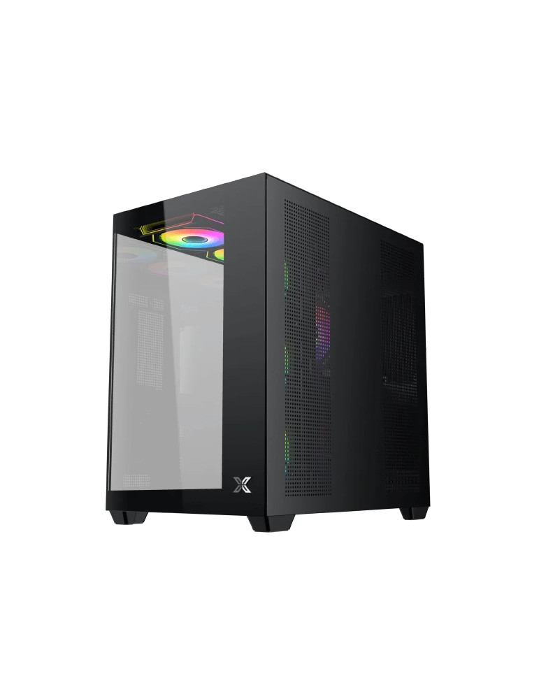 Кутия за компютър Xigmatek Aqua V Air H23A, Middle Tower ATX, 7 ARGB вентилатора, Tempered Glass - EN48760 - 4