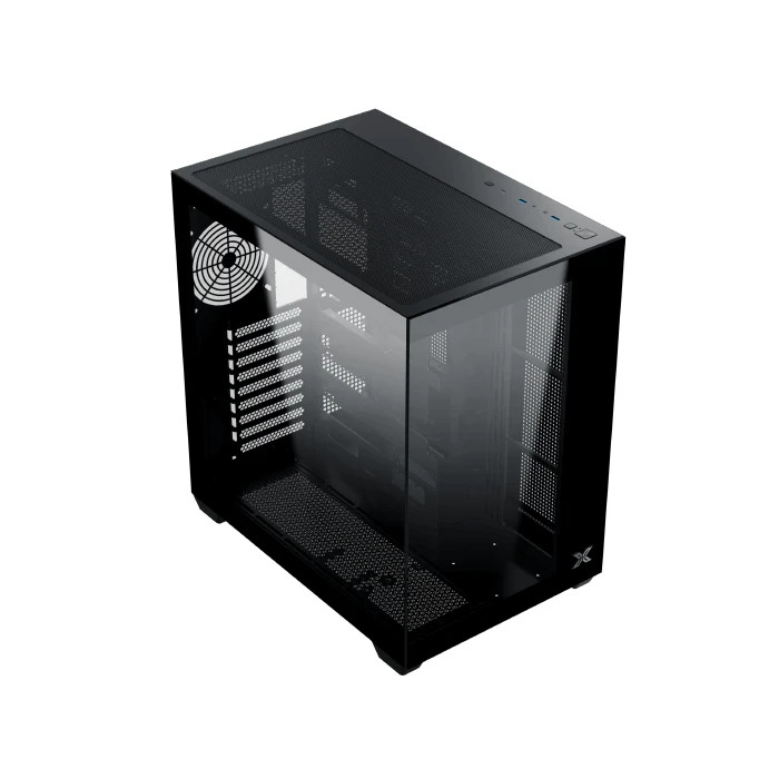 Кутия за компютър Xigmatek Aqua V Air H23A, Middle Tower ATX, 7 ARGB вентилатора, Tempered Glass - EN48760 - 7