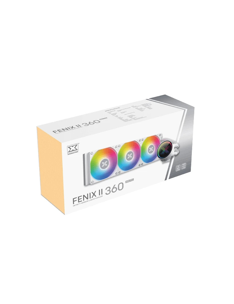 Водно охлаждане за процесор Xigmatek FENIX II 360 Arctic, 360mm, Addressable RGB - EN46582 - 10