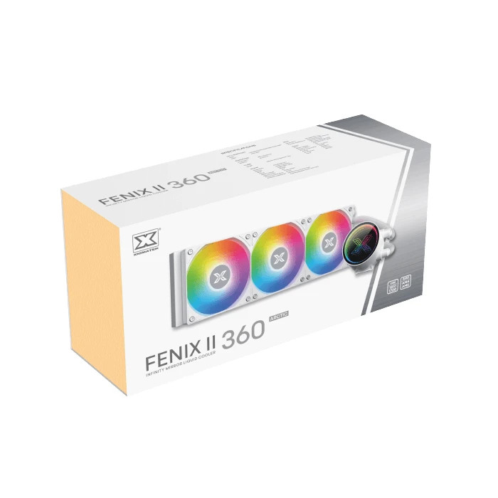 Водно охлаждане за процесор Xigmatek FENIX II 360 Arctic, 360mm, Addressable RGB - EN46582 - 10