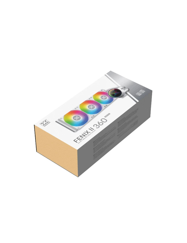 Водно охлаждане за процесор Xigmatek FENIX II 360 Arctic, 360mm, Addressable RGB - EN46582 - 12