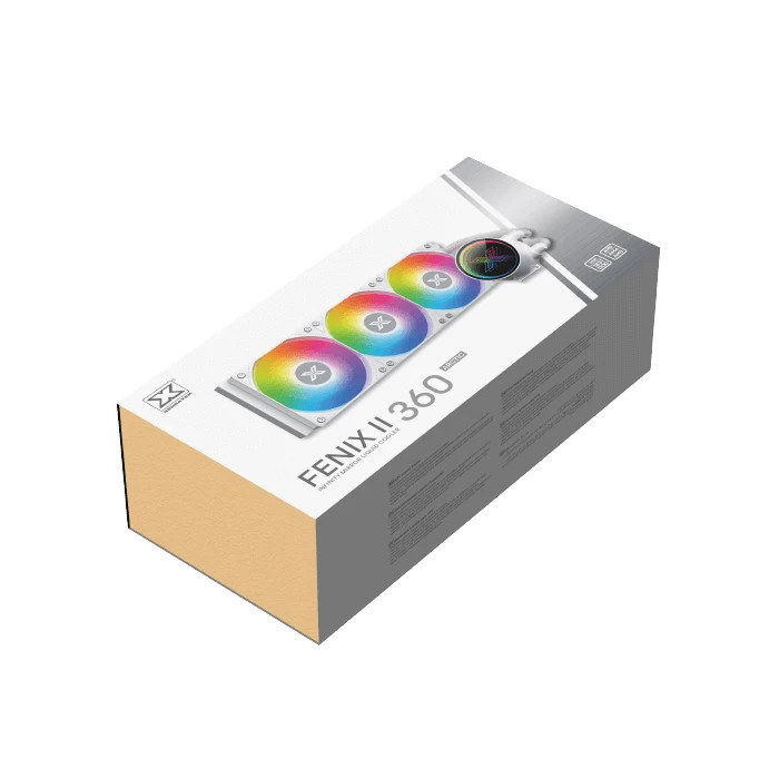 Водно охлаждане за процесор Xigmatek FENIX II 360 Arctic, 360mm, Addressable RGB - EN46582 - 12