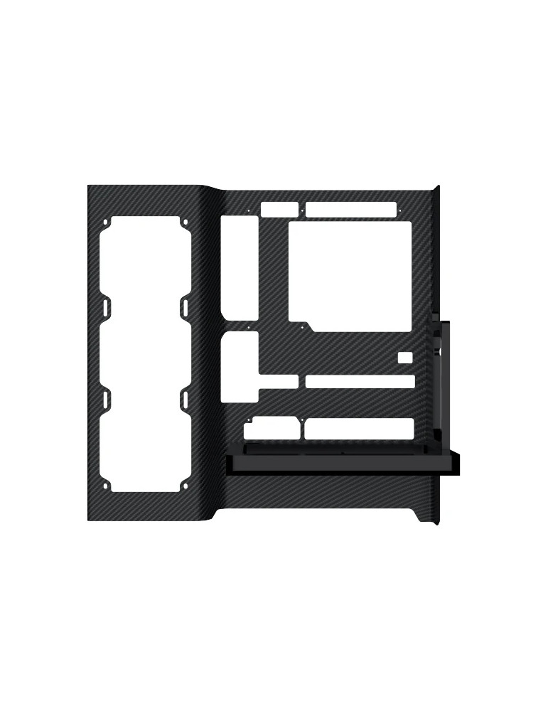 Кутия за компютър Xigmatek Carbonic, Middle Tower ATX, Carbon Fiber, 462x298x416mm - EN48746 - 7
