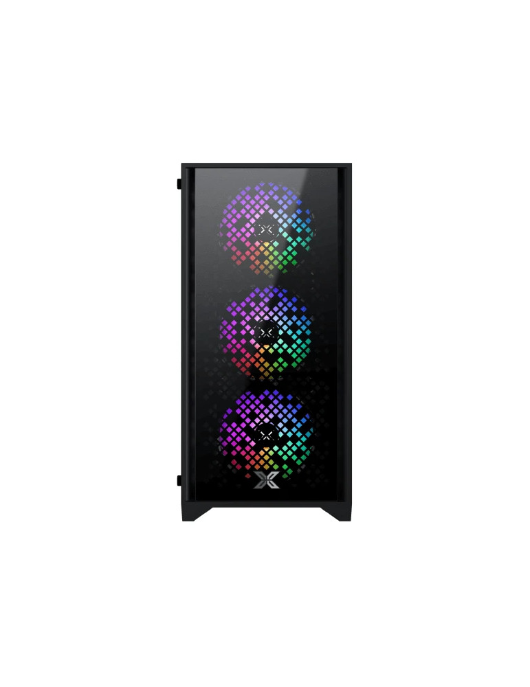 Кутия за компютър Xigmatek NYX II, mATX Mini Tower, 4 RGB вентилатора, Tempered Glass - EN42225 - 2
