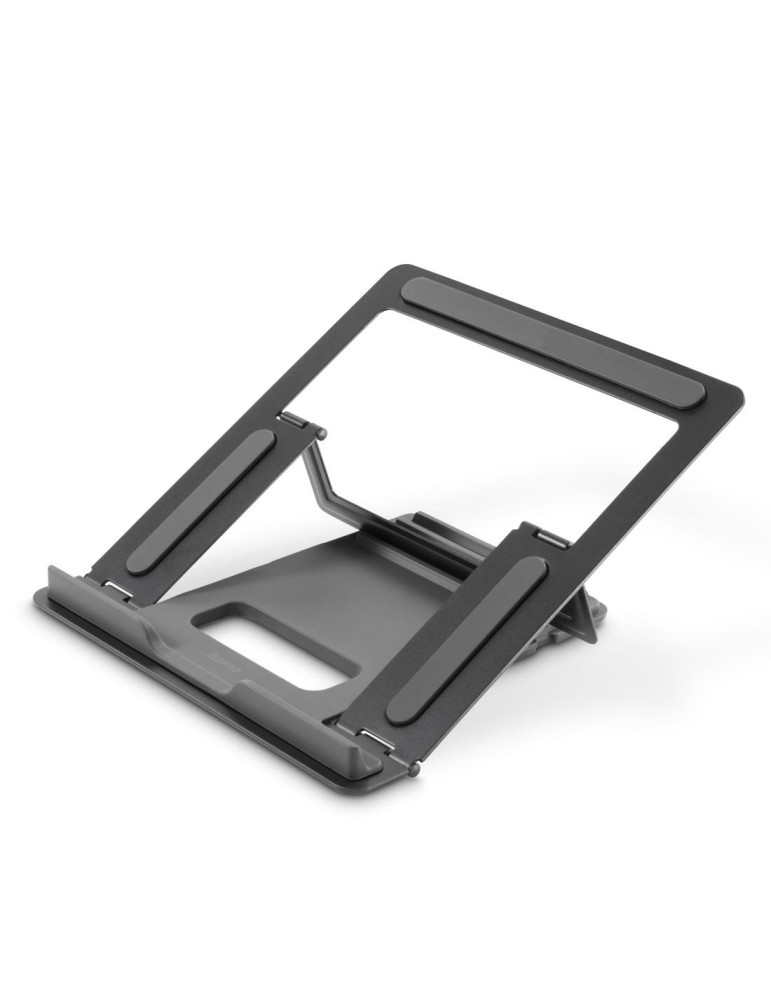 Стойка за лаптоп HAMA Metal, до 15.6 инча, алуминиев, сребрист - HAMA-126814 - 1