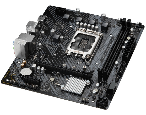 Дънна платка ASRock H610M-H2/M.2, Intel H610, DDR5, 2 DIMM Slots - 3