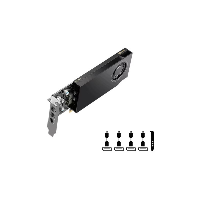 Видео карта Dell RTX A1000, 8GB GDDR6 128-bit - 490-BKQH - 1