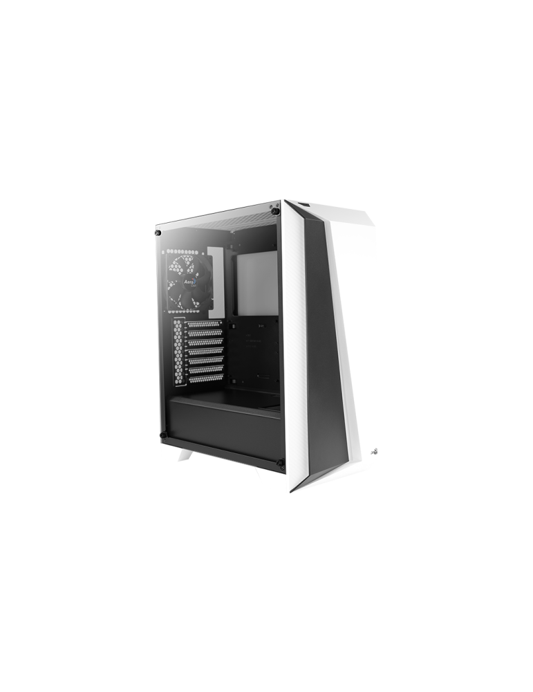 Кутия за компютър Aerocool Cylon Pro, Middle Tower, Бяла, Прозрачен панел, mATX съвместима - CYLON-PRO-G-WT-V2 - 4