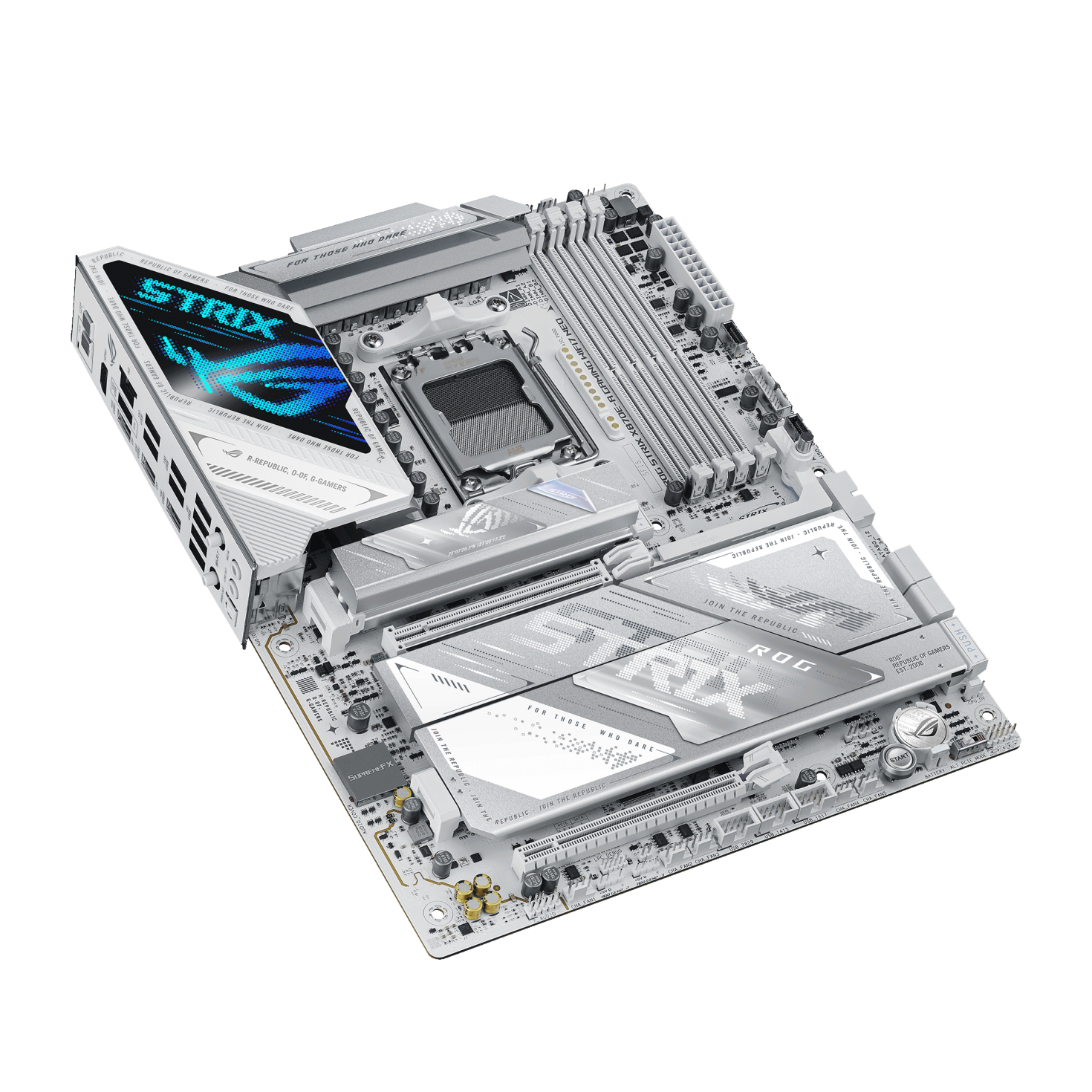 Дънна платка ASUS ROG STRIX X870E-A GAMING WIFI7, AM5, AMD X870E, DDR5, 4x DIMM, PCIe 5.0 - 90MB1P30-M0EAY0 - 4