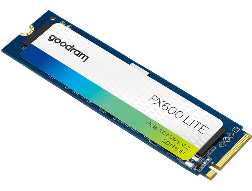 SSD диск GOODRAM PX600 LITE, 1TB NVMe, M.2 PCIe NVMe gen. 4 x4 (M key), до 3600/2700 MB/s- SSDPR-PX600L-01T-80