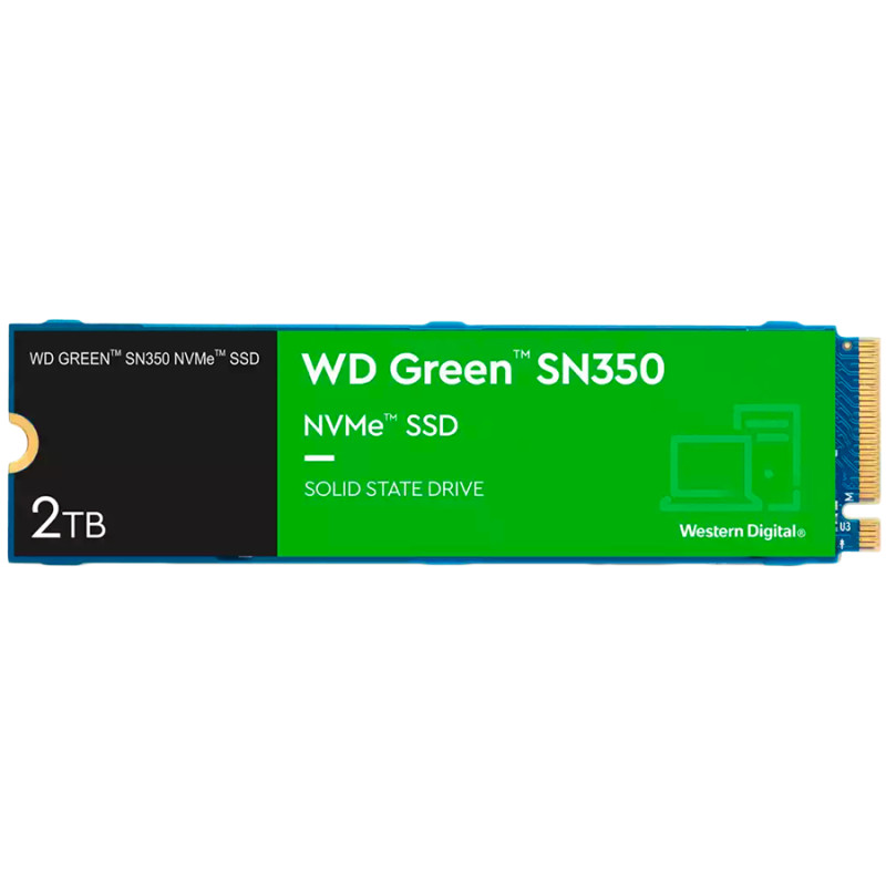 SSD Western Digital Green, 2TB M.2 NVMe PCIe Gen3 - WDS200T3G0C-00AZL0 - 1