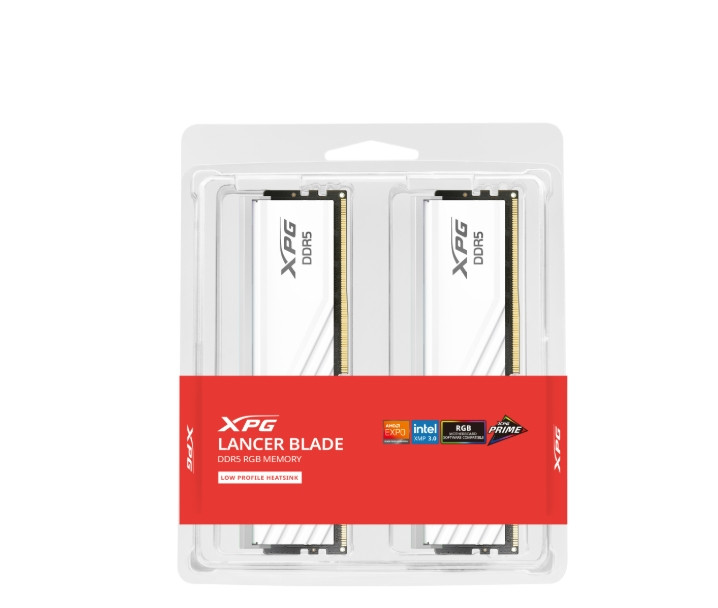 RAM памет ADATA LANCER BLADE RGB, 48GB(2x24GB) DDR5 6000MHz CL36 - AX5U6000C3624G-DTLABRWH - 3