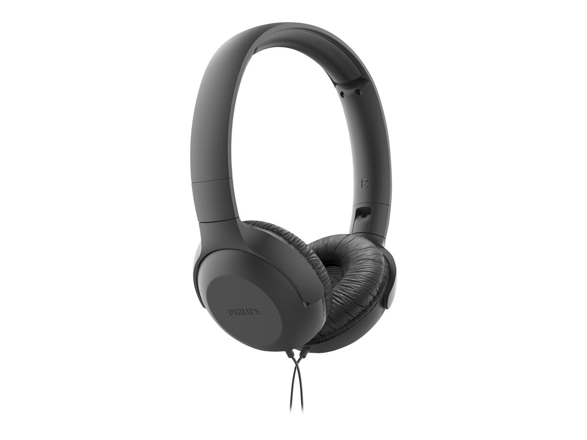 Слушалки с микрофон Philips TAUH201BK, 3.5 mm jack, черен - 1