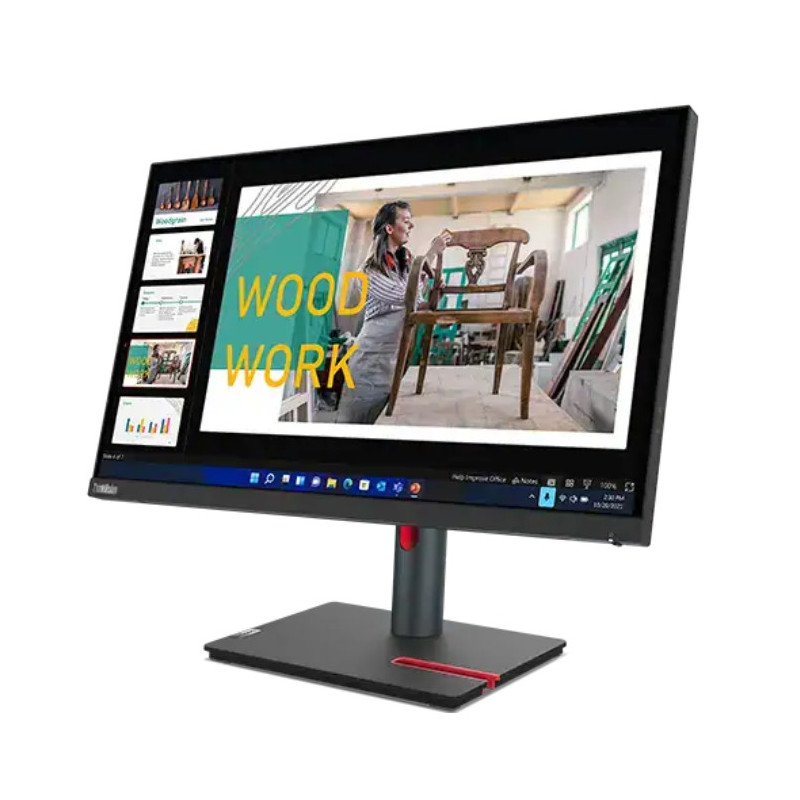 Монитор Lenovo ThinkVision P24q-30, 23.8" QHD IPS - нарушена опаковка - 63B4GAR6EU-RR - 3