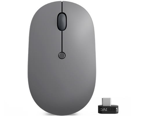 Безжична геймърска мишка Lenovo Go, USB-C, 2400 DPI, 5 бутона, Black - 4Y51C21216 - 1