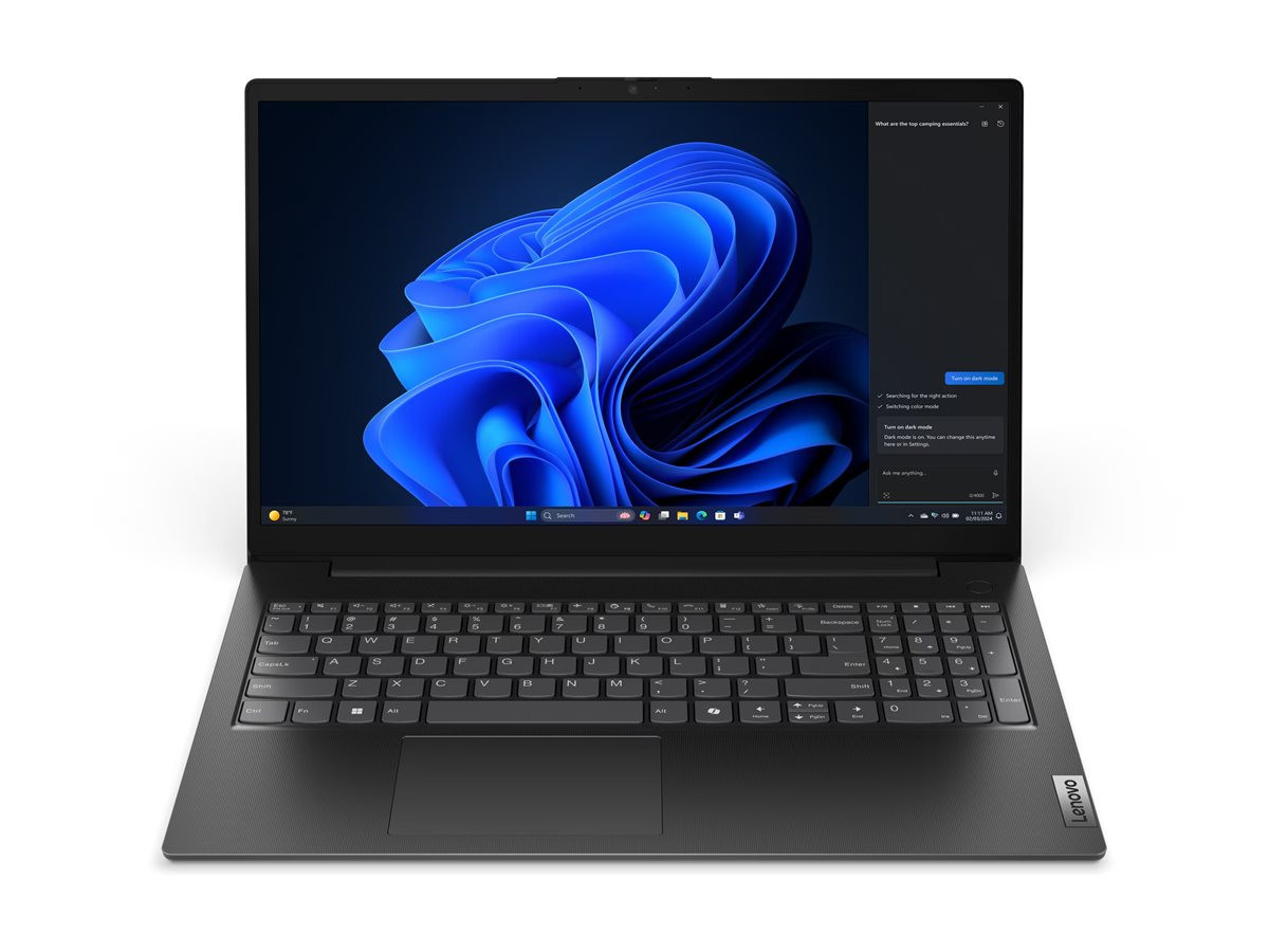 Лаптоп Lenovo V15 G5 IRL, 15.6" Full HD, Intel Core i3-1315U, 8GB DDR5, 512GB SSD, Без ОС - 83GW007WBM - 1