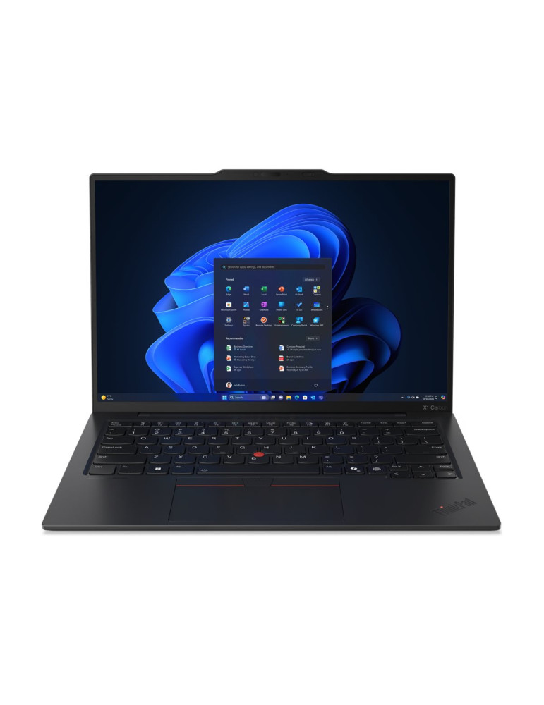 Лаптоп Lenovo ThinkPad X1 Carbon G13, 14" 2.8K IPS, Intel Core Ultra 7 255U, 32GB LPDDR5X, 1TB SSD PCIe 5.0, Windows 11 Pro - 21NX006FBM - 1