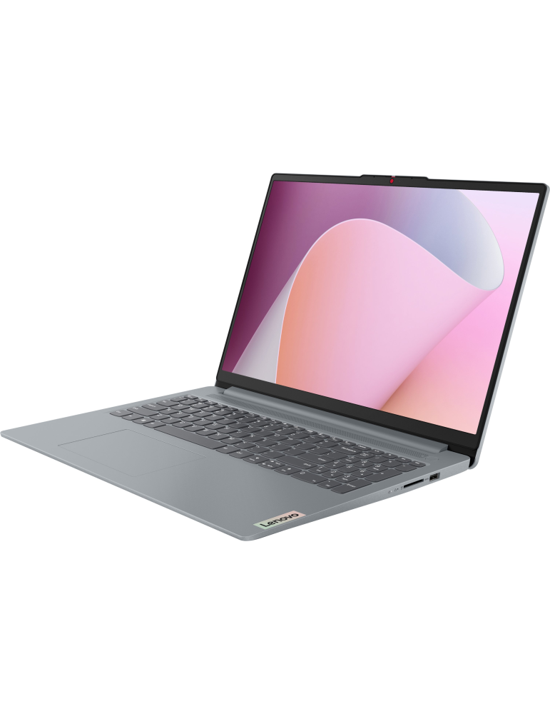 Лаптоп LENOVO IdeaPad Slim 3, 15.6" Full HD, AMD Ryzen 3 7320U, 8GB DDR5, 512GB SSD, Без ОС, Arctic Grey - 82XQ01ELBM - 2