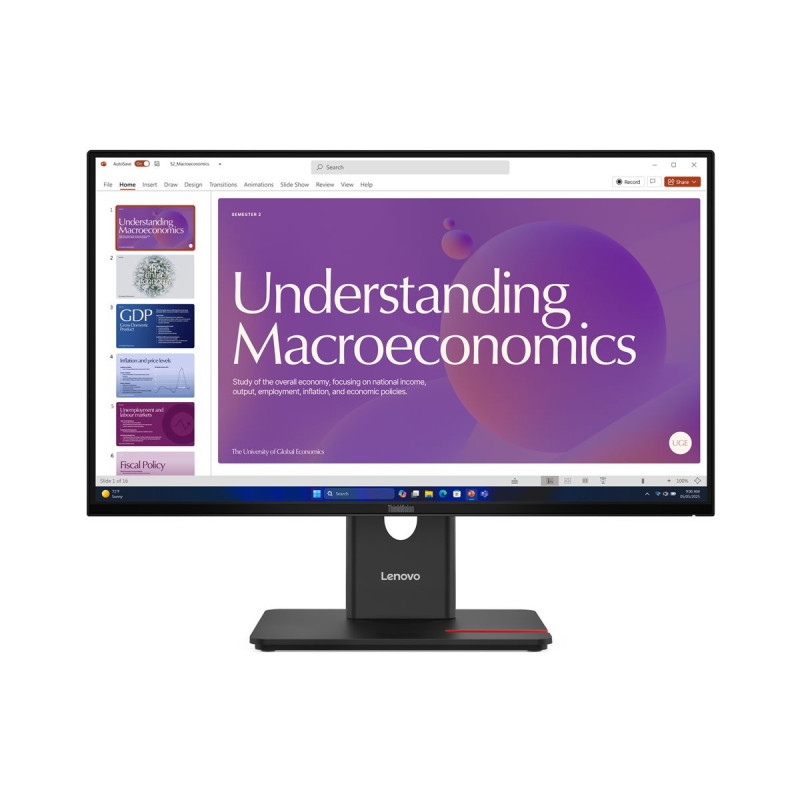 Монитор LENOVO ThinkVision T24D-40, 23.8" Full HD IPS 120Hz - 64B9GAT1EU - 1