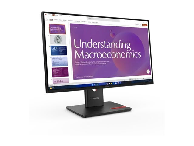 Монитор LENOVO ThinkVision T24D-40, 23.8" Full HD IPS 120Hz - 64B9GAT1EU - 2