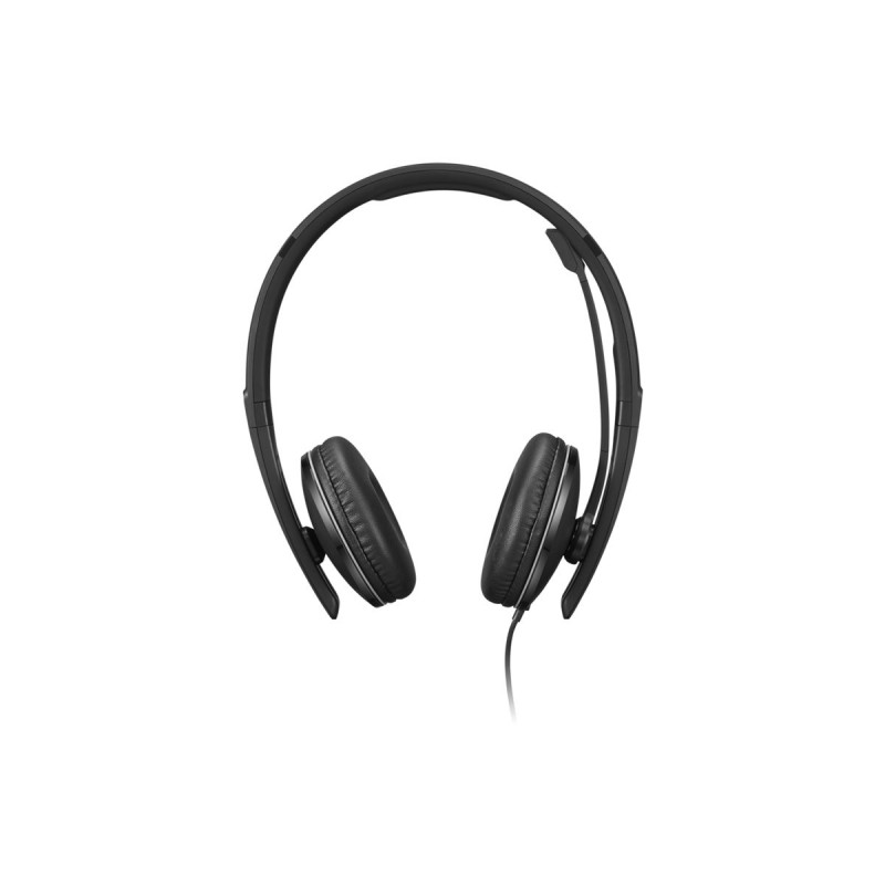 Слушалки Lenovo Gen2 On-ear, USB-C, черни, с микрофон, шумоподтискане - 4XD1M45627 - 4