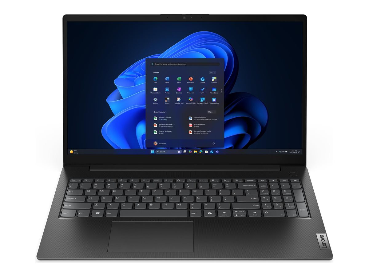 Лаптоп Lenovo V15 G6 AMN, 15.6" Full HD, AMD Ryzen 7 170, 16GB DDR5, 512GB SSD, Windows 11 Pro - 83UU000TBM - 1