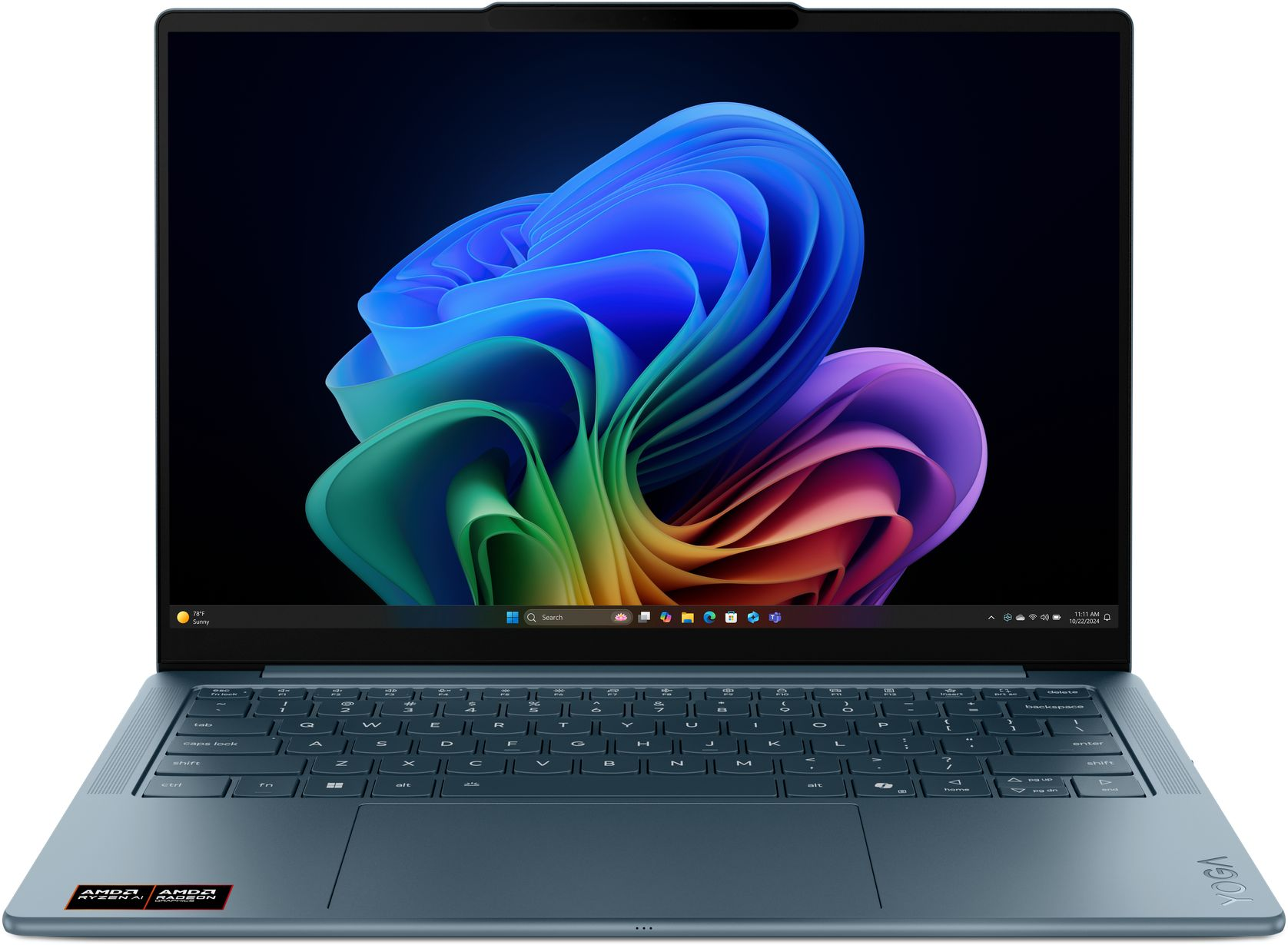 Лаптоп LENOVO Yoga Slim 7, 14" WQXGA+ OLED 120Hz, AMD Ryzen AI 7 350, 32GB DDR5, 1TB SSD, Windows 11 Home - 83JY001XBM - 1