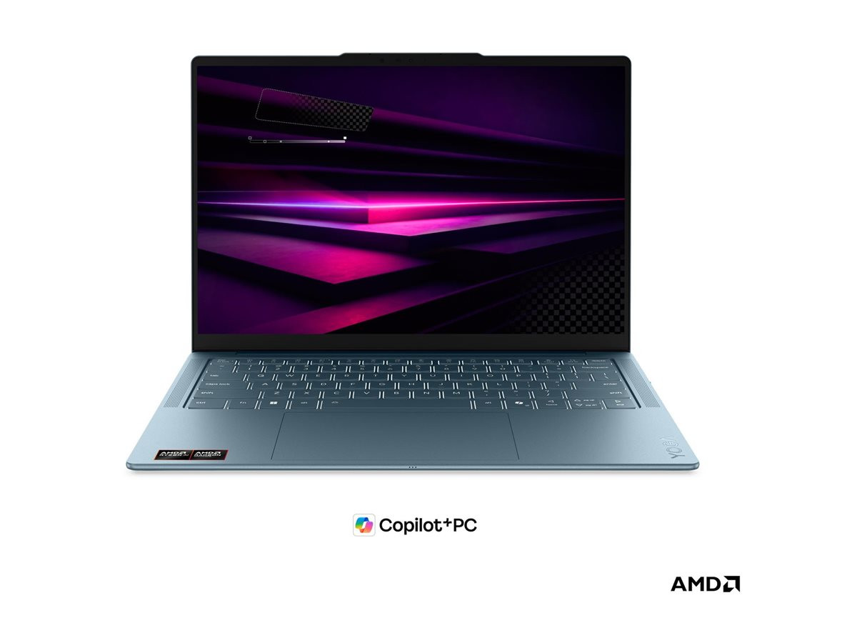 Лаптоп LENOVO Yoga Slim 7, 14" 2.8K OLED Touch, AMD Ryzen AI 7 445, 32GB DDR5, 1TB SSD, Windows 11 Home - 83QS001BBM - 1