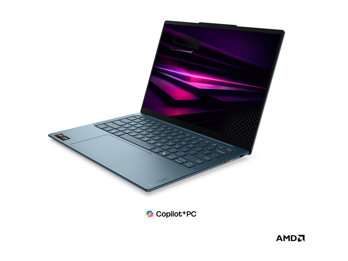 Лаптоп LENOVO Yoga Slim 7, 14" 2.8K OLED Touch, AMD Ryzen AI 7 445, 32GB DDR5, 1TB SSD, Windows 11 Home - 83QS001BBM - 3