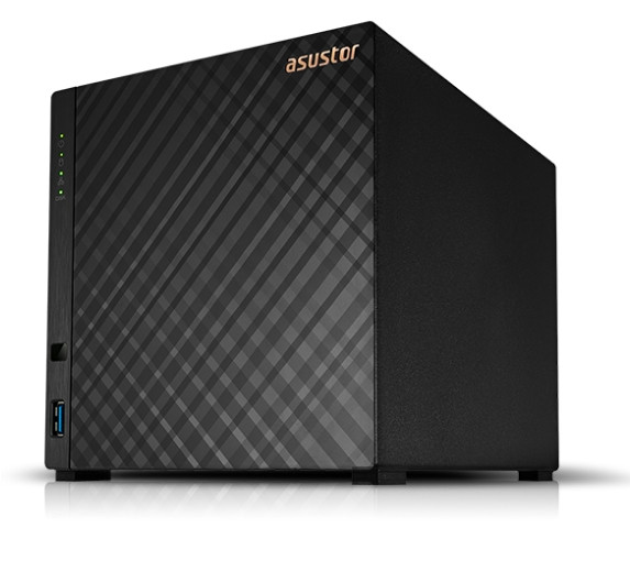 NAS сторидж ASUS AS1204T, 4-Bay, Realtek RTD1619B Quad Core 1.7GHz, 1GB DDR4 - 1