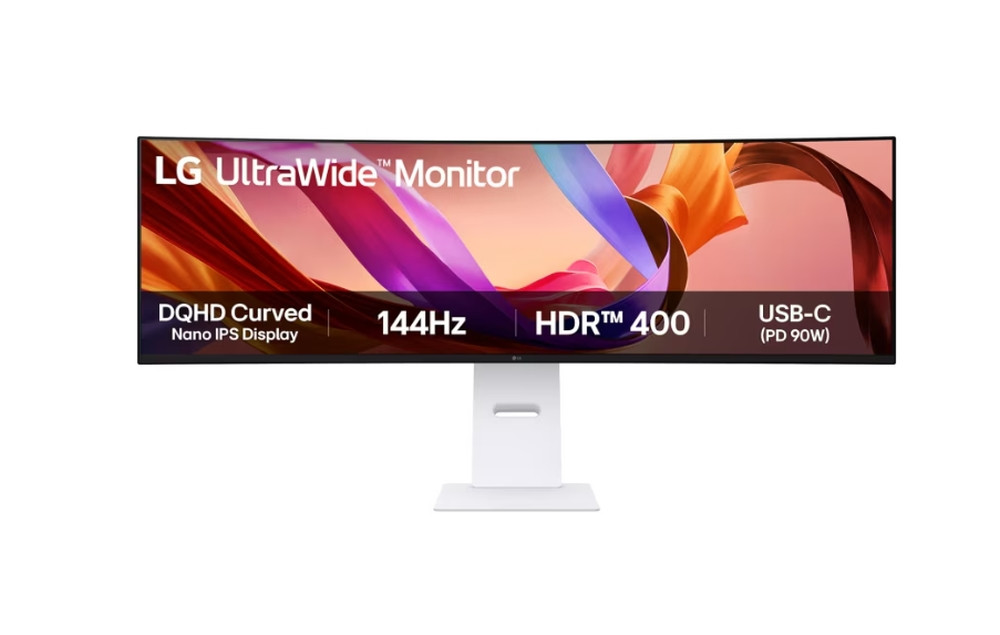 Монитор LG 49U950A-W, 49" 32:9 Curved Ultra Wide 5120x1440 IPS 144Hz - 1