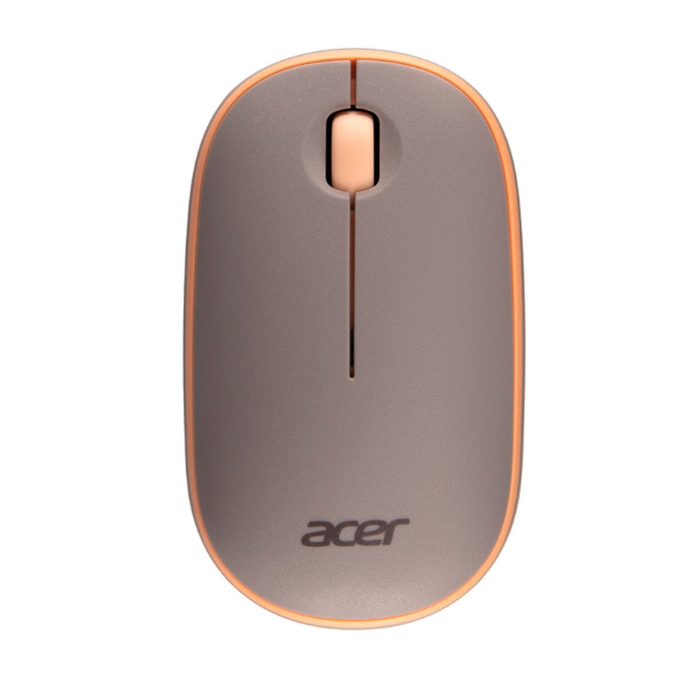 Безжична мишка Acer Wireless Bubble Mouse AMR100, 1600 DPI, Optical сензор, Peach - GP.MCE11.03J - 1