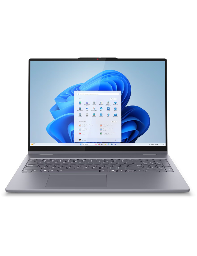 Лаптоп Lenovo IdeaPad 5 2-in-1 16AKP10, 16.0", Full HD+, тъчскрийн, AMD Ryzen AI 5 340 (2.0/4.8GHz, 16M), AMD Radeon 840M, 16 GB, 1 TB SSD - 83KU000FBM - 7